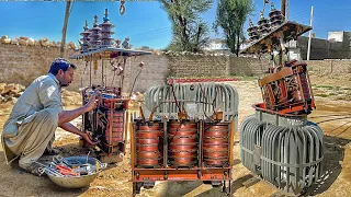 How to Rebuild Transformer | Process of Repairing Transformer | Electricity Transformer Repairing |