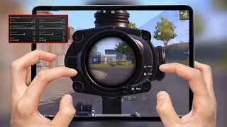 NEW BEST SENSITIVITY & CONTROLS IPAD PRO M2🔥PUBG MOBILE