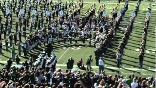 Ohio University Marching 110 & 110 Alumni Band - Stand Up and Cheer - Homecoming 2010