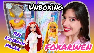 Fashion Packs/ Rainbow High/ Unboxing/ Sunny and Ruby/ FoxArwen/ May 2024.