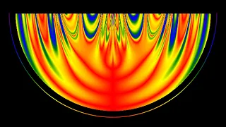 Fractal emerging from chaos in a circle