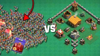 *MAX* SKELETON SPELL vs EVERY TOWN HALL | Clash of Clans