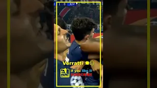 Verratti getting elbowed in the PSG celebrations 💥😂