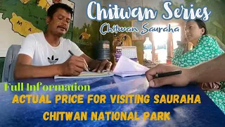 Actual price for visiting Sauraha Chitwan National Park Jungle Safari full information@JUNKYSQUAD