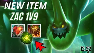 PRE SEASON 13 ZAC JUNGLE NEW BUILD ! #leagueoflegends #lol #riotgames #gameplay