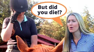 Mean Horse Trainer | Funny Equestrian Vids 😂