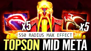 🔥 TOPSON Ember Spirit MID Desolator 1st Item + Daedalus — 550 Radius Armor Reduce META Dota 2 Pro