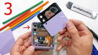 Samsung Z Flip 3 TEARDOWN! - Lets try something new...