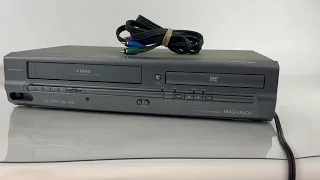 Magnavox MWD2205 4 Head Hi-Fi DVD / VCR Combo Player VHS Recorder - w/ AV Cable