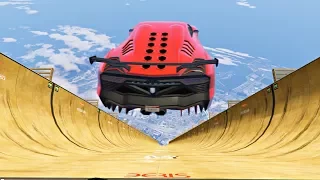 GTA 5 MEGA RAMP Longest Jump Compilation (GTA 5 Mods Gameplay Moments)