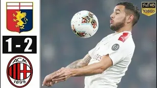 Genoa vs Ac Milan 1-2 Highlights & All Goals