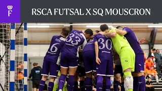 HIGHLIGHTS Belgian Futsal League: RSCA Futsal - Squadra Mouscron | 2023-2024