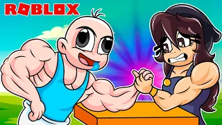 ¡BEBÉ NOOB en el SIMULADOR DE VENCIDAS en Roblox! 💪🏆con BEBE NOOBSI