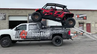 Turbo S 4 Loading On A Toy Up UTV Rack