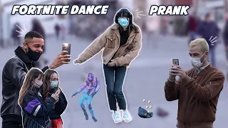 BLINDFOLD FORTNITE DANCE PRANKS ! Worst TV contest