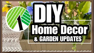 DOLLAR TREE DIY HOME DECOR & SPRING GARDEN UPDATES