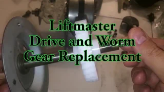 Garage Door Opener Gear Replacement (craftsman sears liftmaster chamberlain)