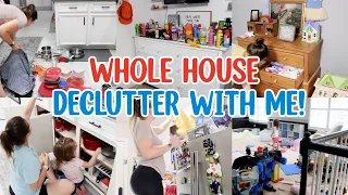 WHOLE HOUSE DECLUTTER WITH ME! EXTREME CLEANING MOTIVATION! MESSY HOUSE CLEAN WITH ME!