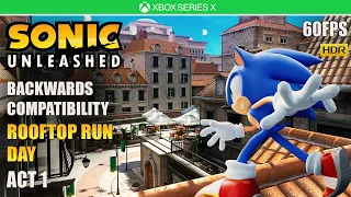 Sonic Unleashed - Rooftop Run Day Act [60FPS HDR] [XBOX SERIES X]