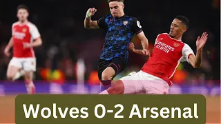 Wolves 0-2 Arsenal: Trossard and Odegaard strikes propel Gunners to top of the league