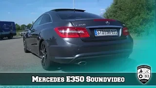 Mercedes Benz E Coupe 350 V6 W207 Underground Exhaust Stage 2 Soundvideo