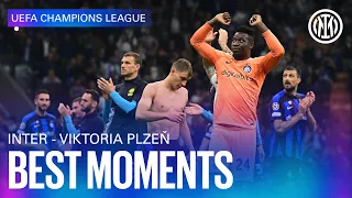 INTER 4-0 VIKTORIA PLZEŇ | BEST MOMENTS | PITCHSIDE HIGHLIGHTS 👀⚫🔵