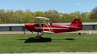 Hatz Biplane takeoff and landings