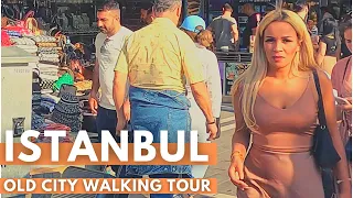 Istanbul Turkey 2022 Grand Bazaar,Sultanahmet,Hagia Sophia,Laleli 16 May Walking Tour | 4K UHD 60FPS