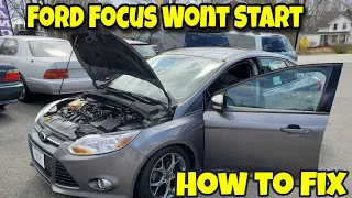 Ford Focus Wont Start - How to Check Diagnose and Fix -