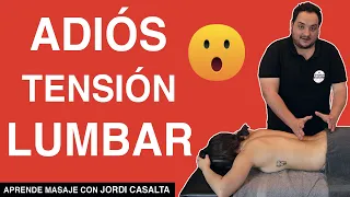 ❌ Cómo dar un MASAJE Relajante de Espalda (Lumbares)