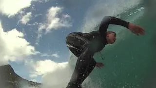 Gopro surfing Llandudno Cape Town