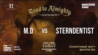 Отборочные "Road to Almighty"  | Выпуск №6 | M.D. vs  Sterndentist  | slasherMNS 2.06