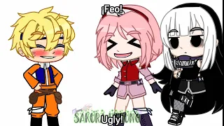 rasgou minha cartinha do quarto ano||Narusaku||Naruto-gacha club