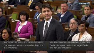 Les députés rendent hommage à l'ancien premier ministre Brian Mulroney – 18 mars 2024