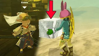 I crossed the ENTIRE MAP with the ICE from Gerudo Town to deliver it to Robbie - Breath of the Wild