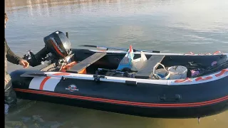 Inflatable boat fishing - setting up my hydrus from the start