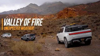 Rivian R1T 3 Night Overlanding Trip | Off Roading, Camping and Hiking Valley of Fire