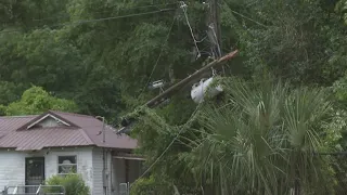 Severe weather seen across the First Coast