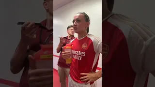 Arsenal Women player Katie McCabe reacts to her Ballon d’Or nomination  #football #shorts