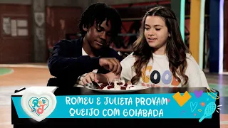 Romeu e Julieta provam o prato queijo com goiabada" | TV Zyn