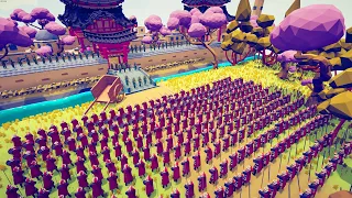 CAN 200x MING ARMY CAPTURE SAMURAI CASTLE? - Totally Accurate Battle Simulator TABS