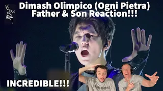 Reaction to Dimash Kudaibergen - Olimpico (Ogni Pietra) Father & Son! 1st Time Hearing! INCREDIBLE