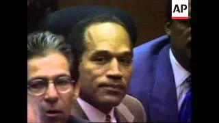 USA: OJ SIMPSON TRIAL VERDICT: OJ SIMPSON FOUND "NOT GUILTY"