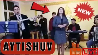 Yulduz Jumaniyozova Ina Aytishuv To'yda Jonli Ijro Isop 😀👏👏👏👍