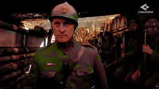 Paths of Glory - Senderos de Gloria (Kirk Douglas) (1957) colorized