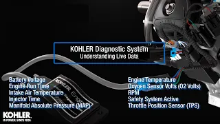 KOHLER Diagnostic System Live Data-Oxygen Sensor Volts