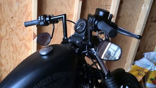 Harley Chizeled Lo on Sportster 883N Iron