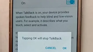 How to turn off TalkBack on samsung J7 | TalkBack settings disabled | TalkBack Tutorial