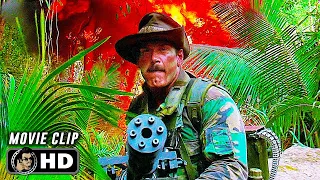 Guerilla Camp Shootout Scene | PREDATOR (1987) Jesse Ventura, Movie CLIP HD