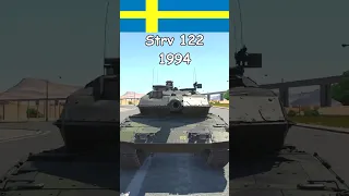 The oldest and newest Swedish tank